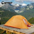 2,4 kg de montanhismo laranja trekking dupla tenda